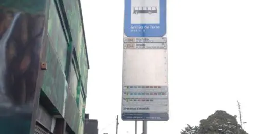 PARADERO SITP GRANJAS DE TECHO  002A06 BOGOTÁ